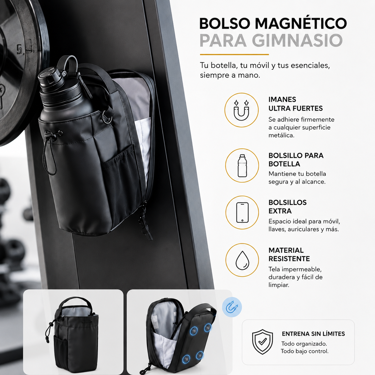 Bolso Magnético de Gym